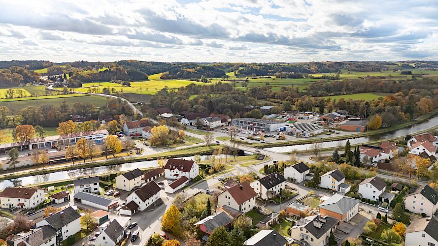 Gemeinde Zolling in Richtung Freising